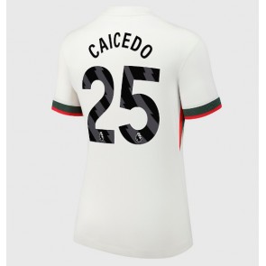 Chelsea Moises Caicedo #25 Udebanetrøje Dame 2025-26 Kortærmet